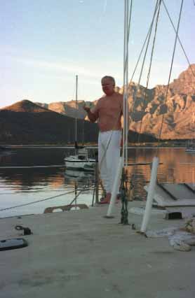 Aboard a Tri-Hulled Sailboard near Loreto