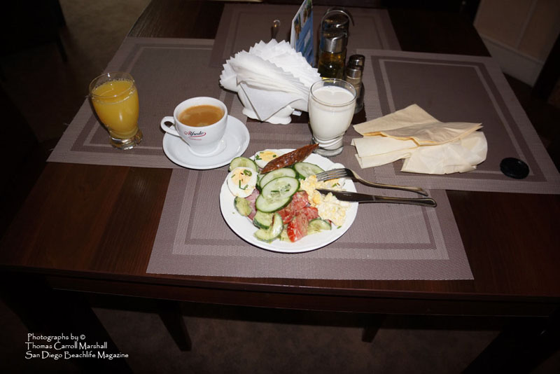 A Good Breakfast at the Hotel